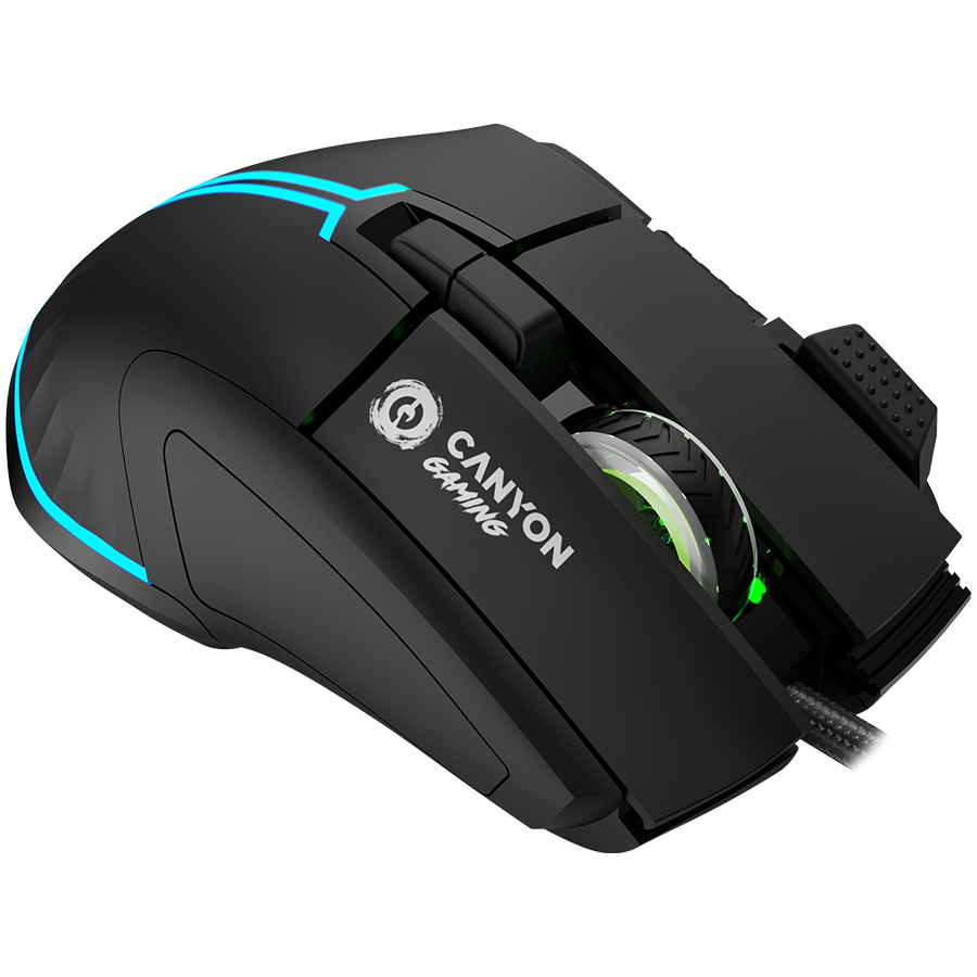 CANYON mouse Fortnax GM-636 RGB 9buttons Wired Black