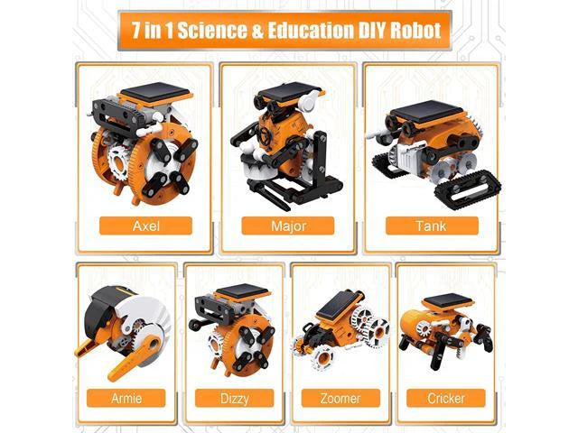 EDU-TOY 7 IN 1 SOLAR ROBOT KIT
