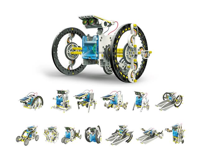 14 In 1 Educational Solar Robot Kit