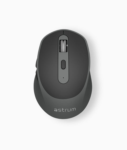 Astrum Wireless Dual Mode Rechargeable Mouse Black/Grey – MW410